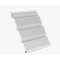 Софит белый полностью перфорированный Софит белый полностью перфорированный