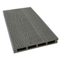 Террасная доска Nature 3D, двухсторонняя пустотелая Серый Террасная доска Nature 3D, двухсторонняя пустотелая Серый