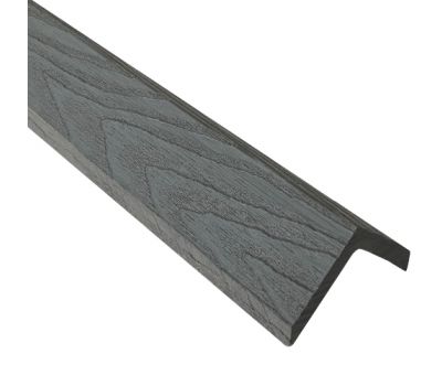 Уголок ДПК Wood-Х 45х45 Серый Микс от производителя EasyDecking по цене 320 р Уголок ДПК Wood-Х 45х45 Серый Микс от производителя EasyDecking по цене 320 р