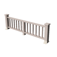 Декоративные ограждения ДПК " Троя", Выбеленный дуб, шлифованное Декоративные ограждения ДПК " Троя", Выбеленный дуб, шлифованное