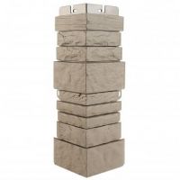 Угол наружный Скалистый камень ЭКО Бежевый Угол наружный Скалистый камень ЭКО Бежевый