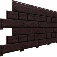 Цокольный сайдинг коллекция Кирпич Славянка - Корица