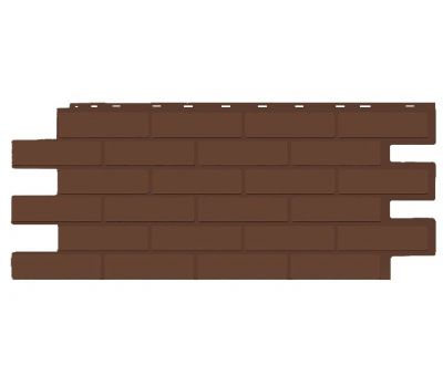 Фасадные панели СЕРИЯ кирпич Модерн Эко - Браун от производителя  Т-сайдинг по цене 520 р