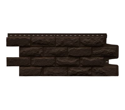 Фасадные панели Стандарт Камень колотый Шоколадный (Коричневый) от производителя  Grand Line по цене 440 р