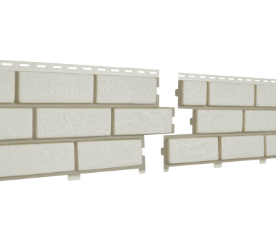 Фасадная панель Стоун Хаус - Кирпич с декорированным швом Белый от производителя Ю-Пласт по цене 683 р Фасадная панель Стоун Хаус - Кирпич с декорированным швом Белый от производителя Ю-Пласт по цене 683 р