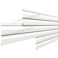 Металлический сайдинг МП СК-14х226 (ПЭ-01-9010-0.45) Чистый белый Металлический сайдинг МП СК-14х226 (ПЭ-01-9010-0.45) Чистый белый