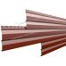 Металлический сайдинг МП СК-14х226 (PURMAN-20-3011-0.5) Коричнево-красный от производителя  Металл Профиль по цене 1 290 р