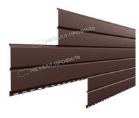 Металлический сайдинг Lбрус-15х240 (VikingMP-01-8017-0.45) Коричневый шоколад