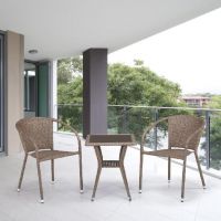 Комплект плетеной мебели из иск. ротанга T25B/Y137C-W56 Light Brown 2Pcs Комплект плетеной мебели из иск. ротанга T25B/Y137C-W56 Light Brown 2Pcs