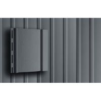 Виниловый вертикальный сайдинг Acryl - Графит