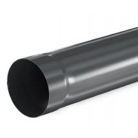 Труба водосточная RAL 7024 Тёмно-серый 1.00м 125/90 Труба водосточная RAL 7024 Тёмно-серый 1.00м 125/90