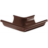 Угол желоба, наружный 90° RAL 8017 Коричневый 125/90 Угол желоба, наружный 90° RAL 8017 Коричневый 125/90