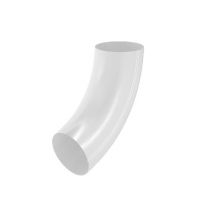 Колено трубы RR 20 Мраморно-белый 125/90 Колено трубы RR 20 Мраморно-белый 125/90