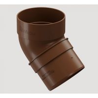 Колено трубы 45° Светло-коричневый Колено трубы 45° Светло-коричневый